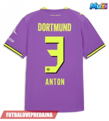 Lacne Muži Futbalové dres Borussia Dortmund Waldemar Anton #3 2026-27 Krátky Rukáv - Tretina